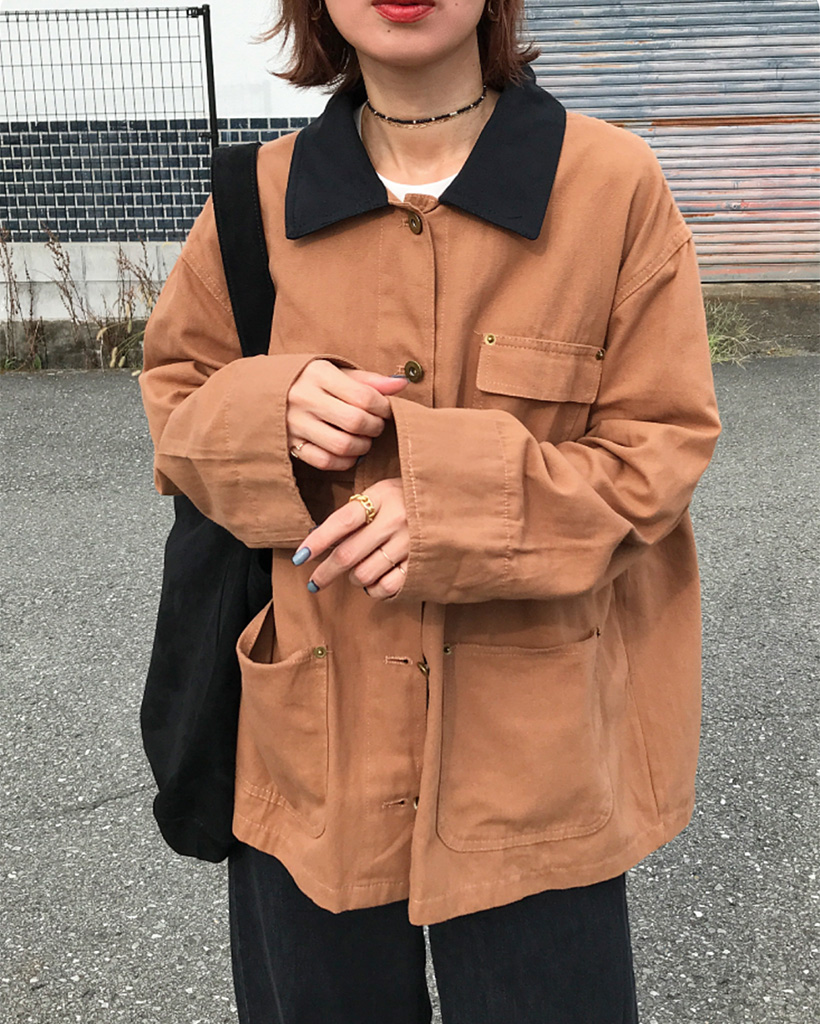 コントラストカラージャケット | ファッション通販サイト NUGU