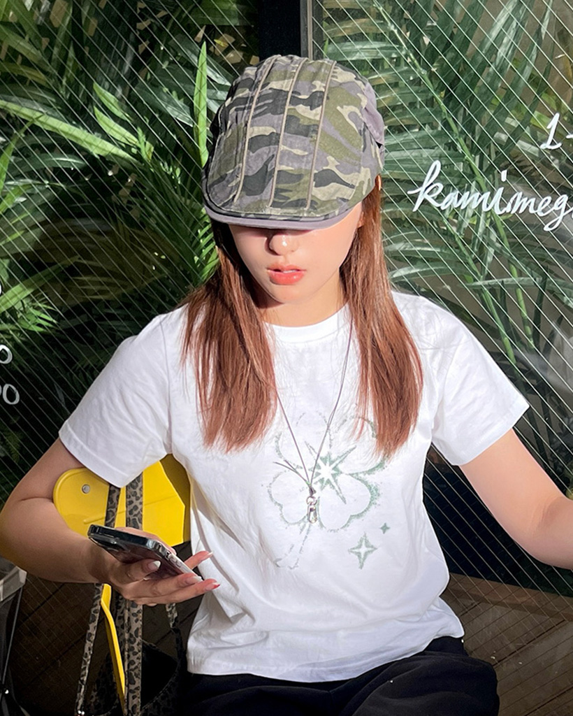 迷彩ハンティングキャップ