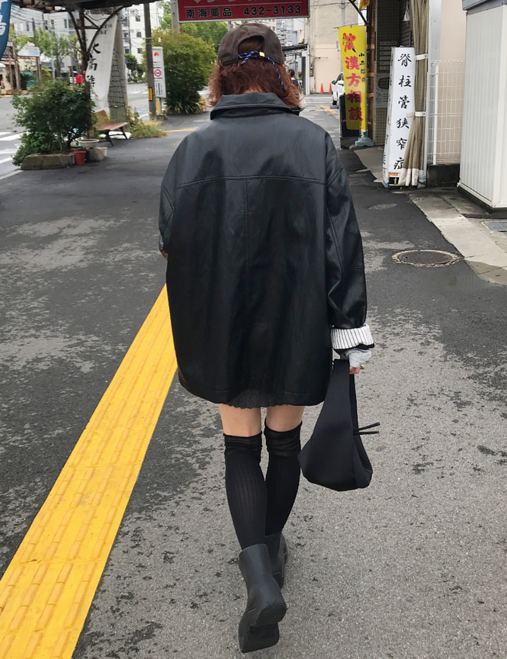 オーバーサイズレザージャケット | ファッション通販サイト NUGU