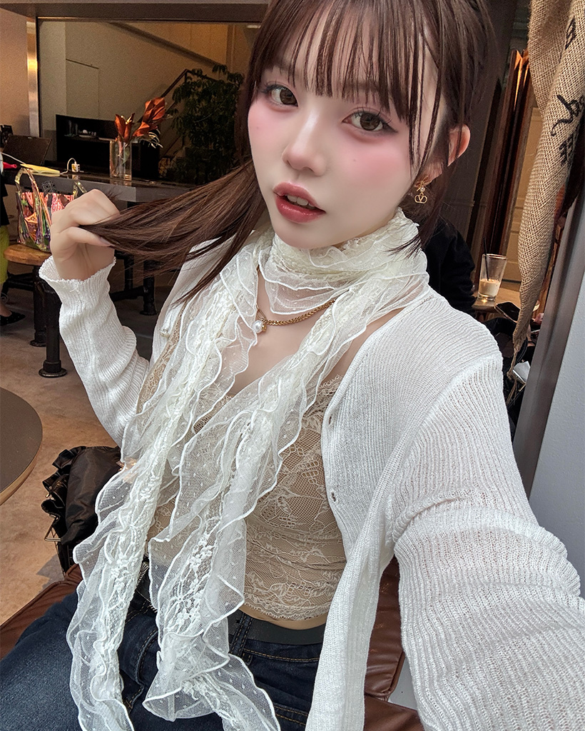 レーススカーフ