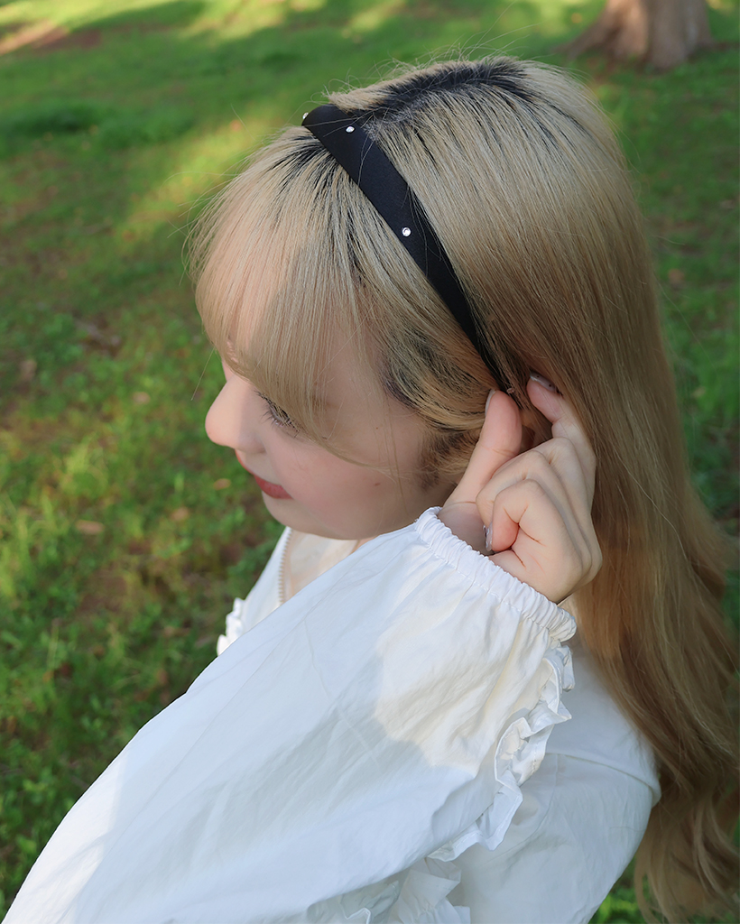 ビーズヘアバンド