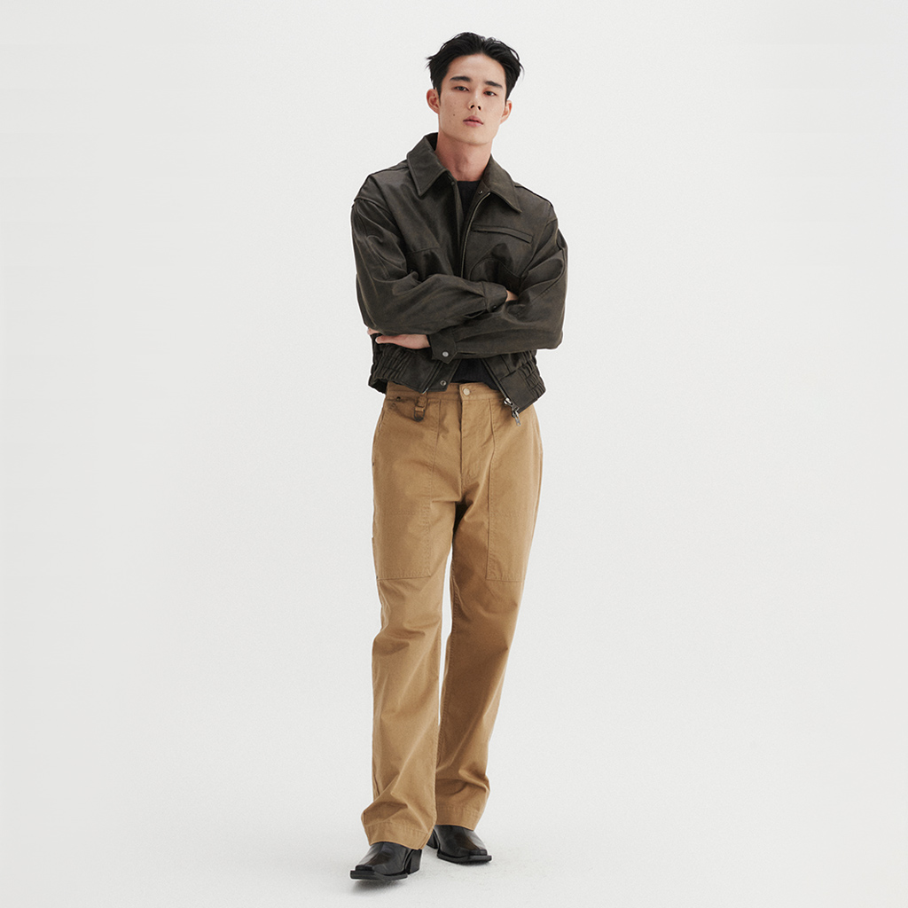 ジャケット・アウター LEMARD / Flying Mustang Jacket - Brown LEMARD / Flying Mustang Jacket - Brown