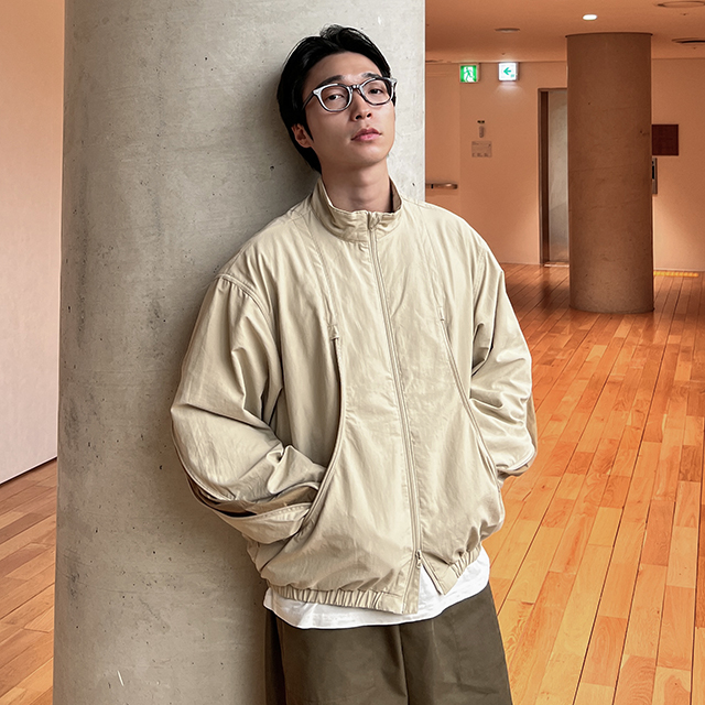 10日まで限定価格】nugu Hash ウールジップアップジャケット ネイビー