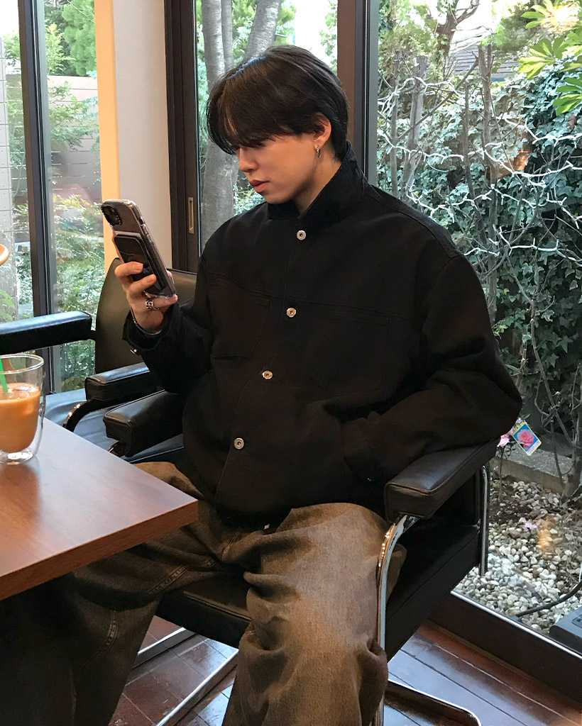 ウォッシュドトラッカージャケット