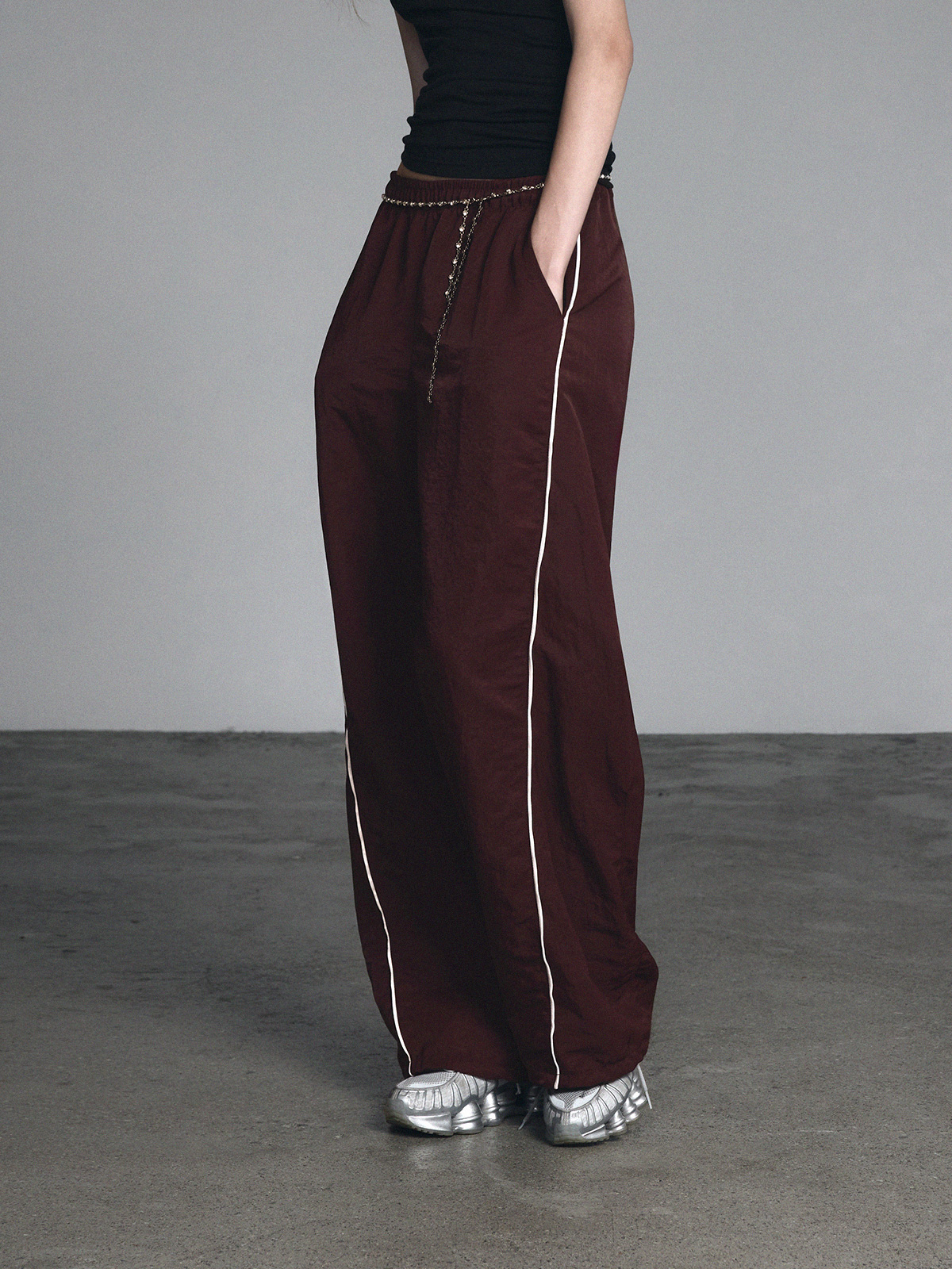 [GROWHIDE] Cadet Line Banding Long Pants