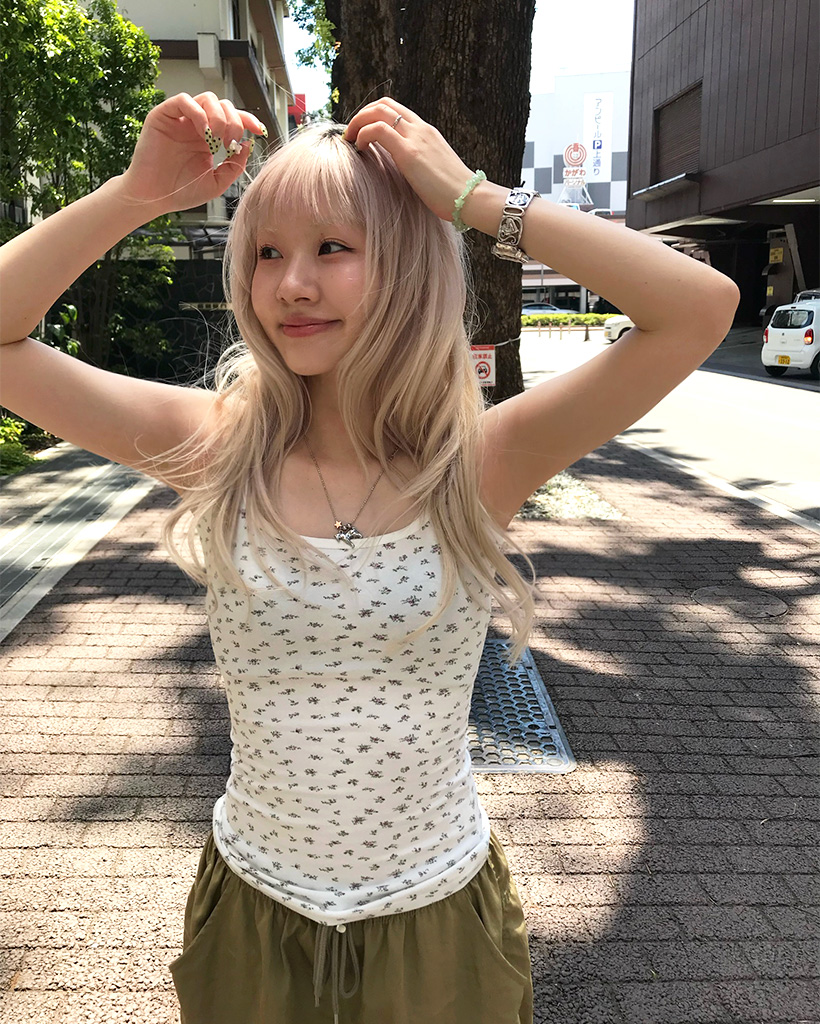 ミニフラワーキャミソール