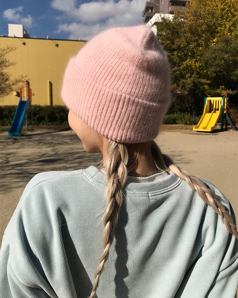 リブニットビーニー