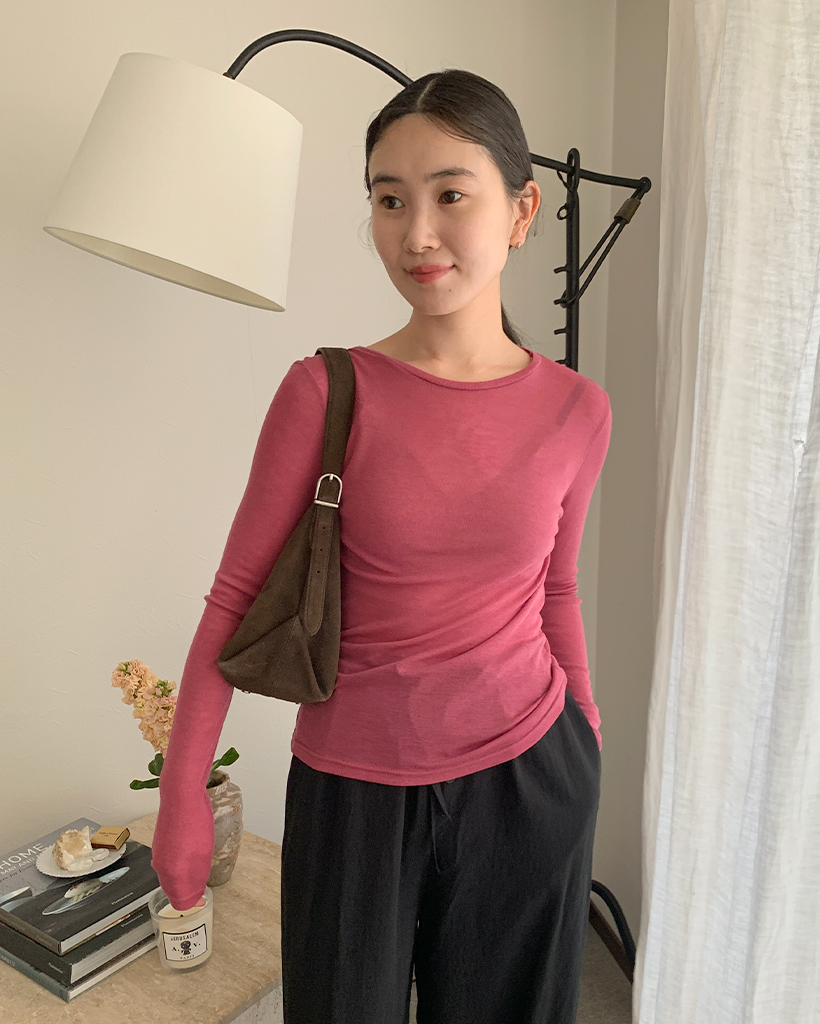 ベーシックテンセルウールミックスTシャツ