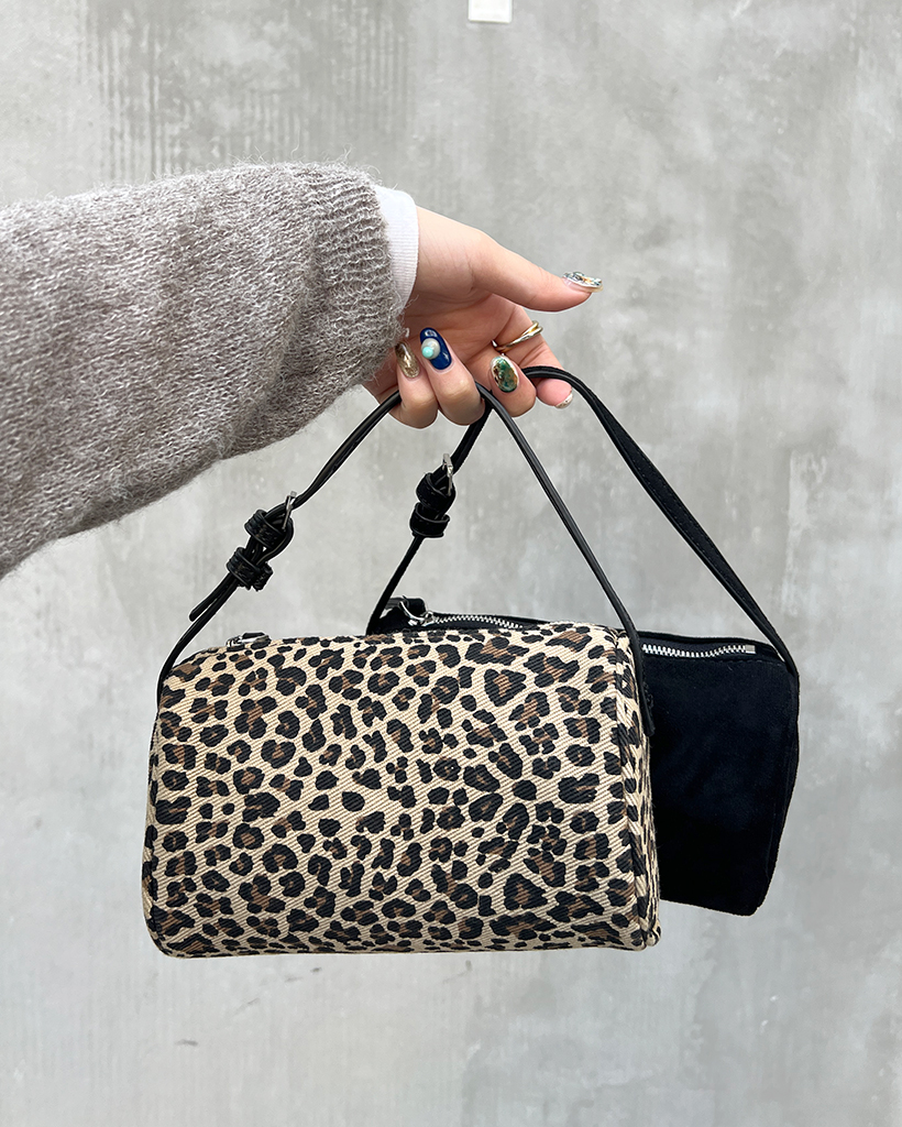 スエードミニハンドバッグ