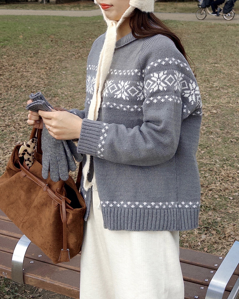 ノルディックニットジップ