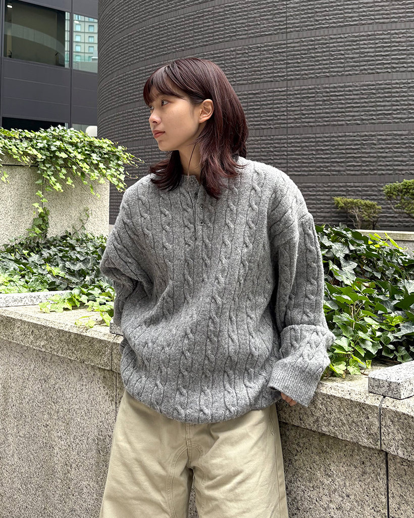 NKNIT ンニット グレー　クリーニング済 完売品 中古・古着通販】NKNIT (ンニット) ハートパターンニット グレー