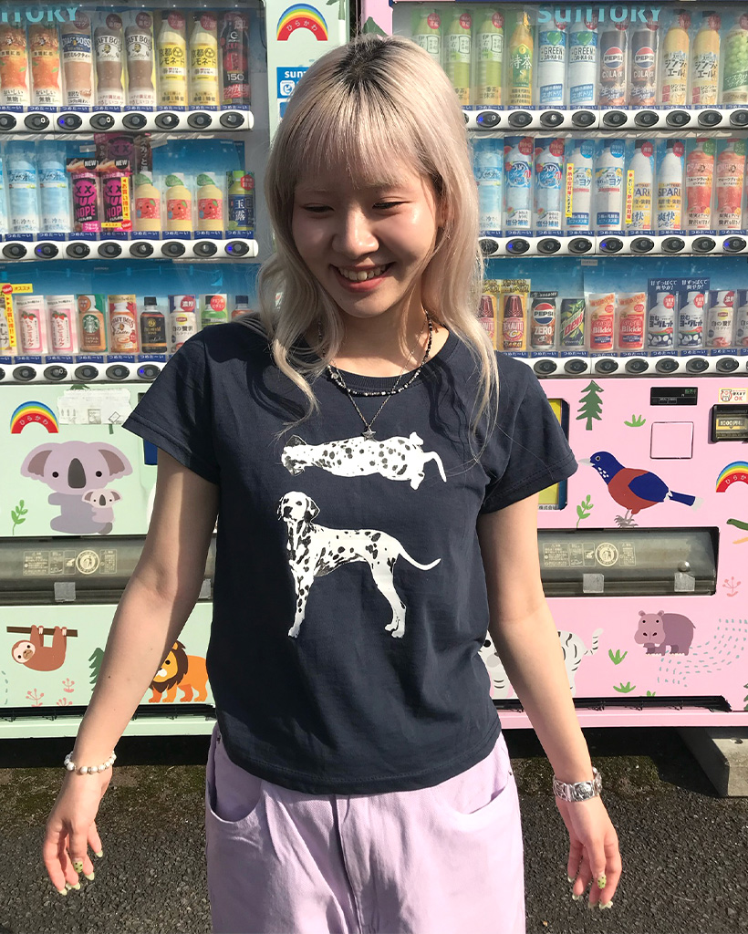 DalmatianハーフTシャツ