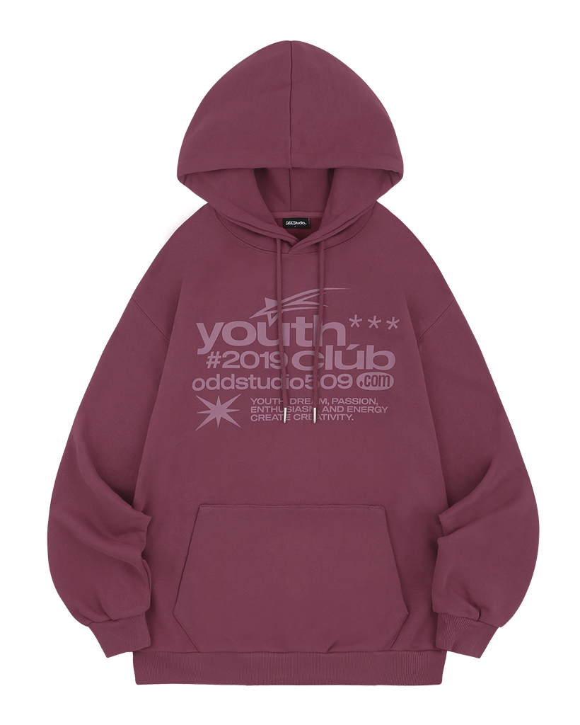 Youth Club Pintuck Oversized Fit Hoodie - khaki | ファッション通販