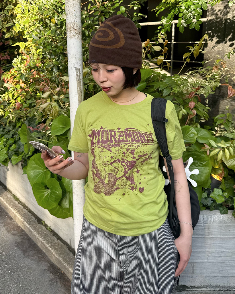 ヴィンテージモーメントプリントショートスリーブTシャツ