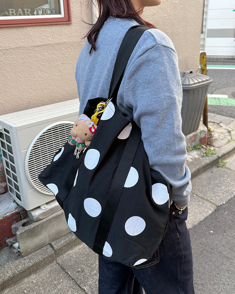 ビッグドットショルダーバッグ