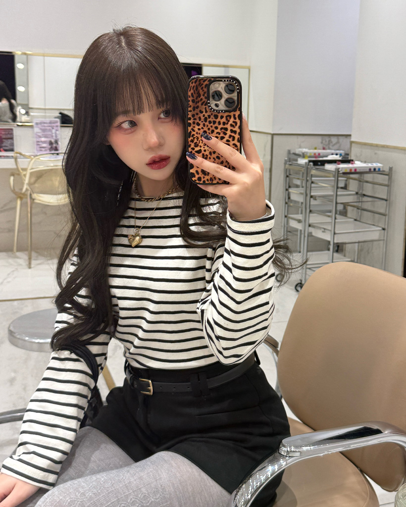 ボーダーロングスリーブTシャツ