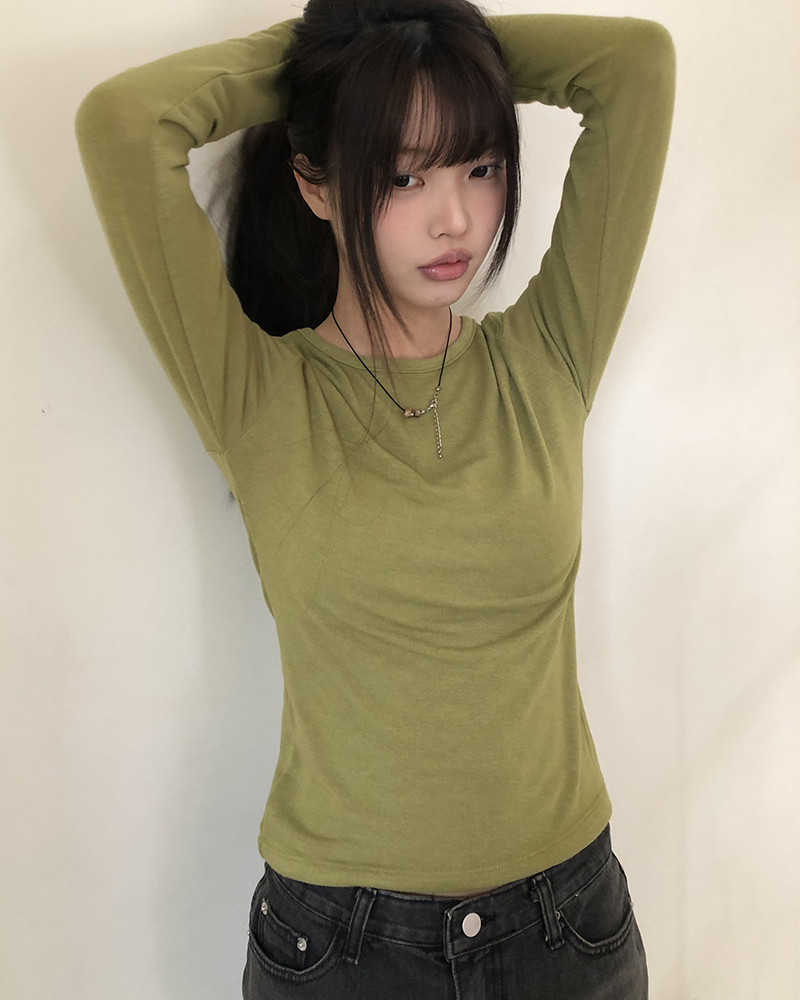 (7color) レイヤード長袖Tシャツ