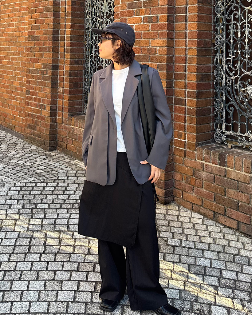 オーバーフィットフラップポケットジャケット