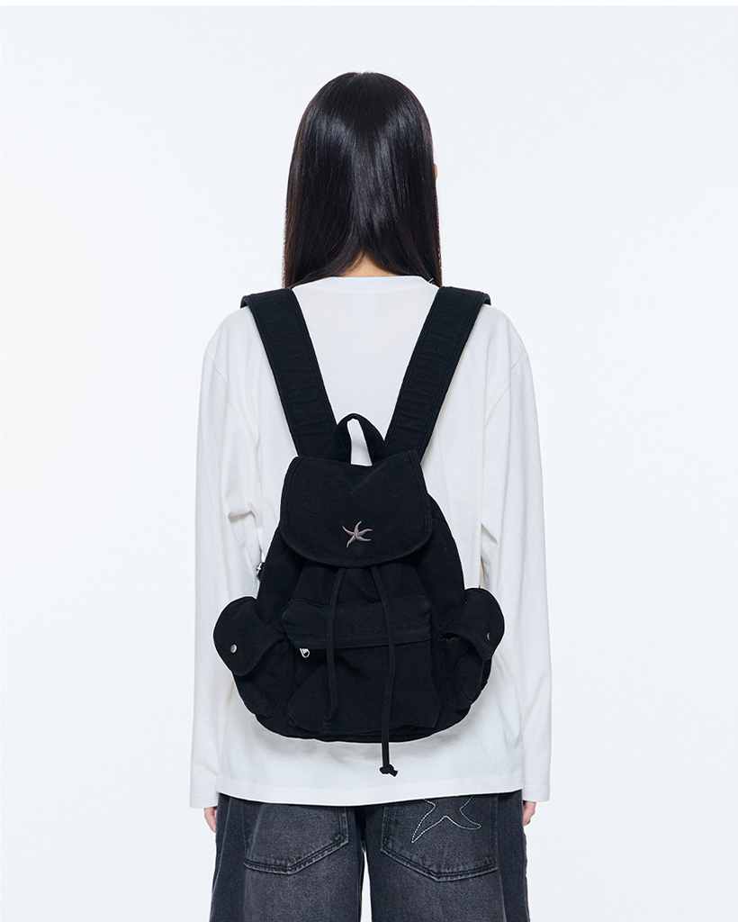 NGC BASIC COTTON BACKPACK_CHARCOAL(NG2EFUAB44A