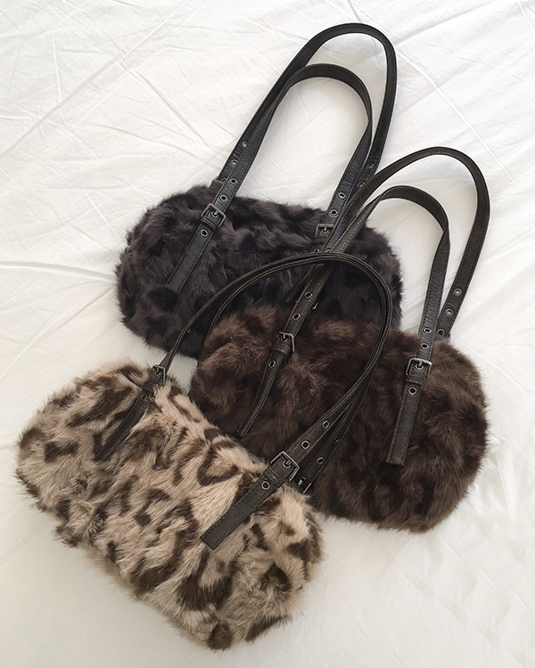 レオパード柄ファーショルダーバッグ | ファッション通販サイト NUGU