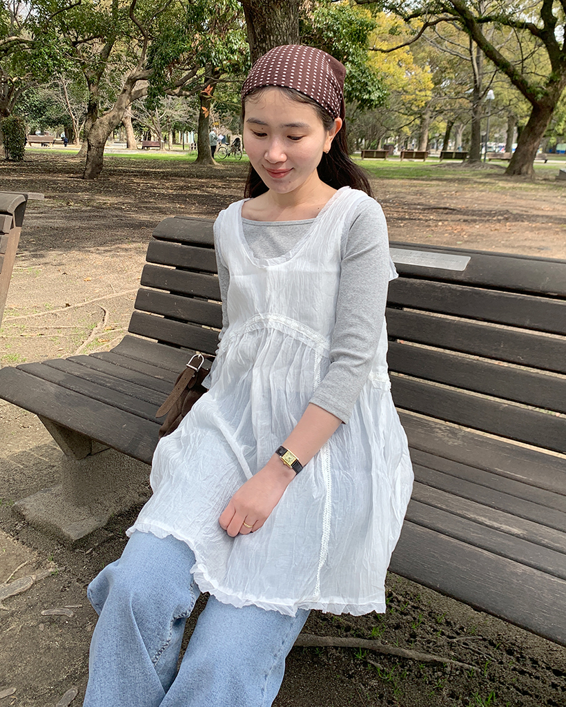 シアーリンクルワンピース