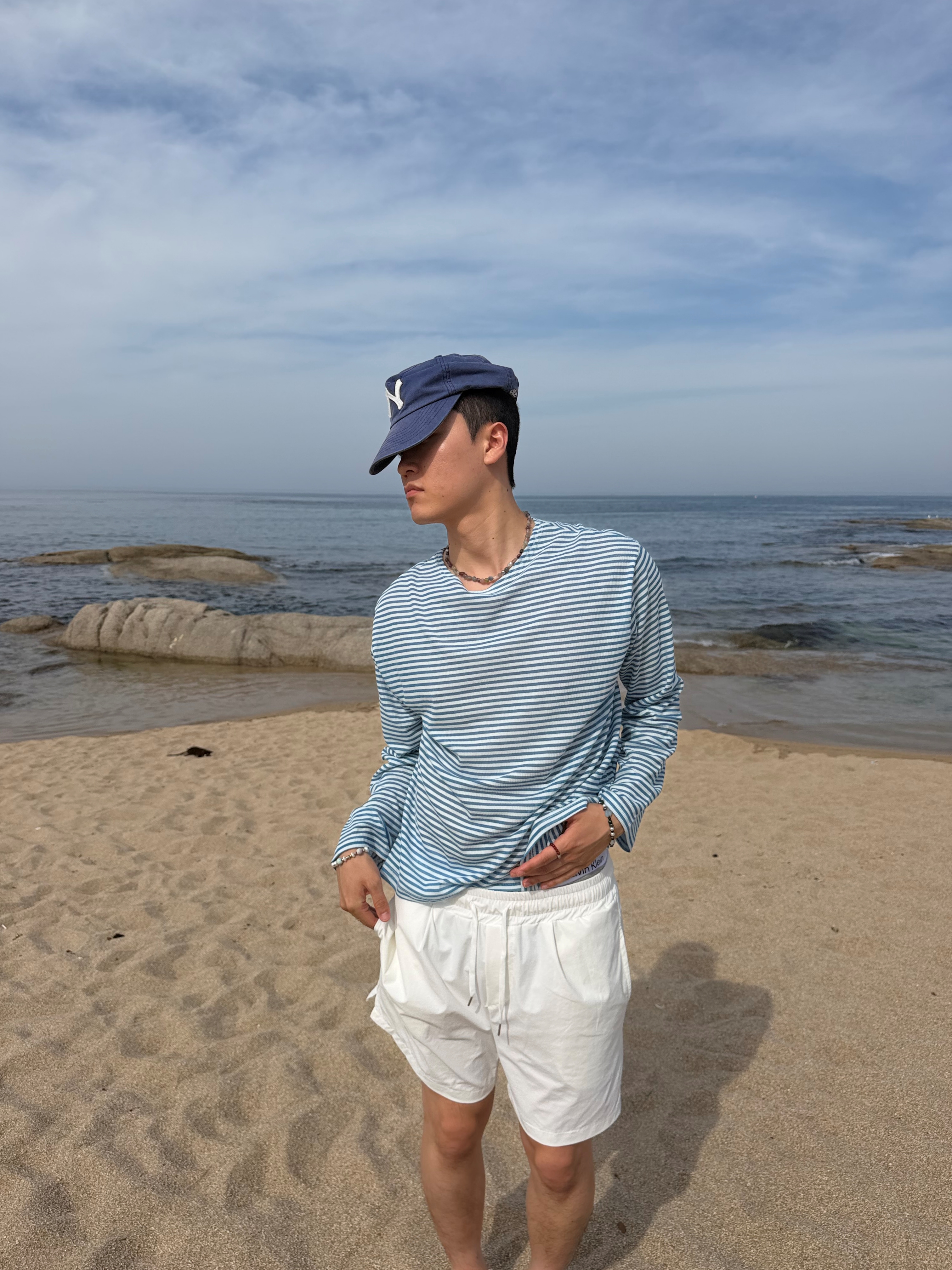 ストライプ半袖Tシャツ