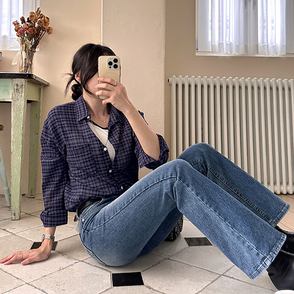 美品☆pelleqぺレック　ハイウエストバックギャザーデニムパンツ 38 pelleq / ぺレック | Back squeezed straight denim ハイ