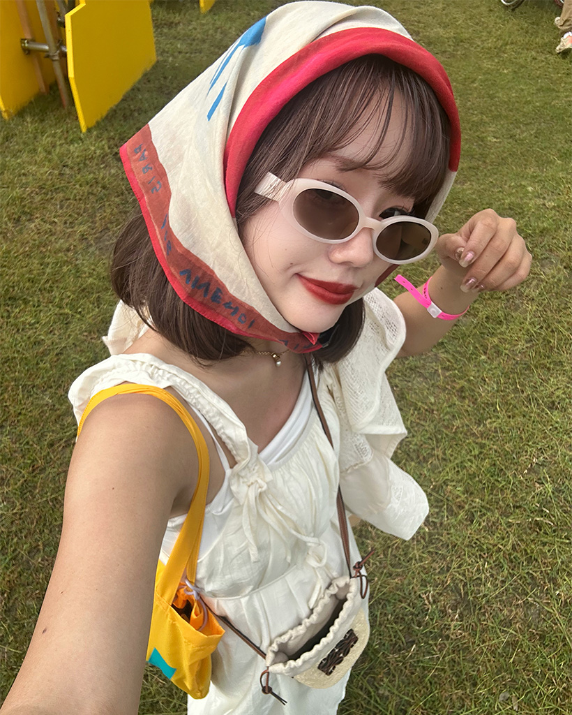 スリムオーバルサングラス