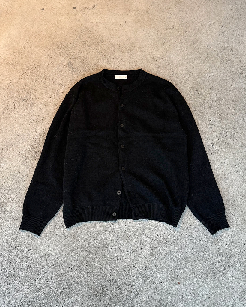 ベーシックラウンドネックカーディガン