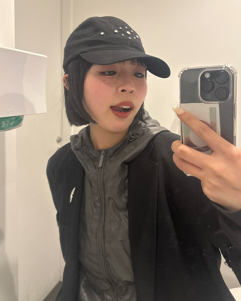 スタッズボールキャップ