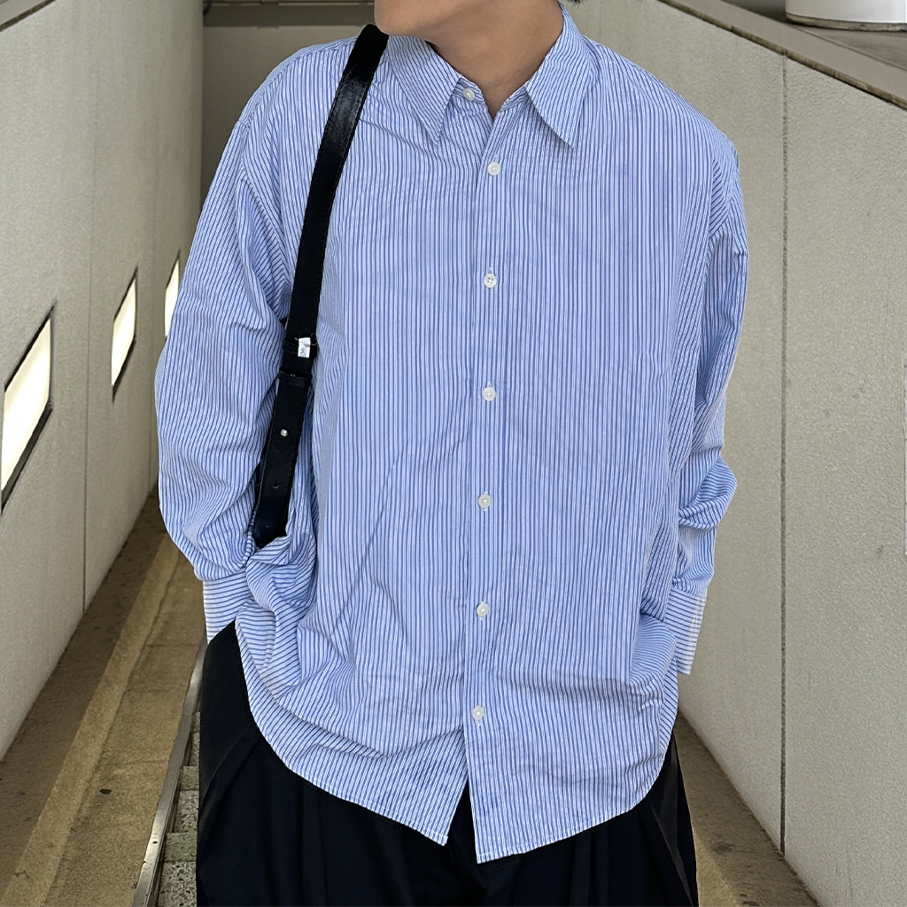 おりん ストライプオーバーシャツ | ファッション通販サイト NUGU