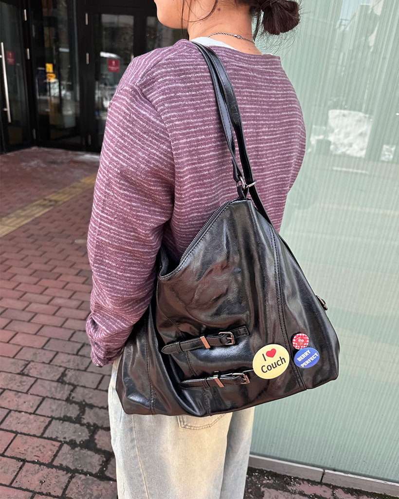 2WAYレザー ショルダー＆トートバッグ