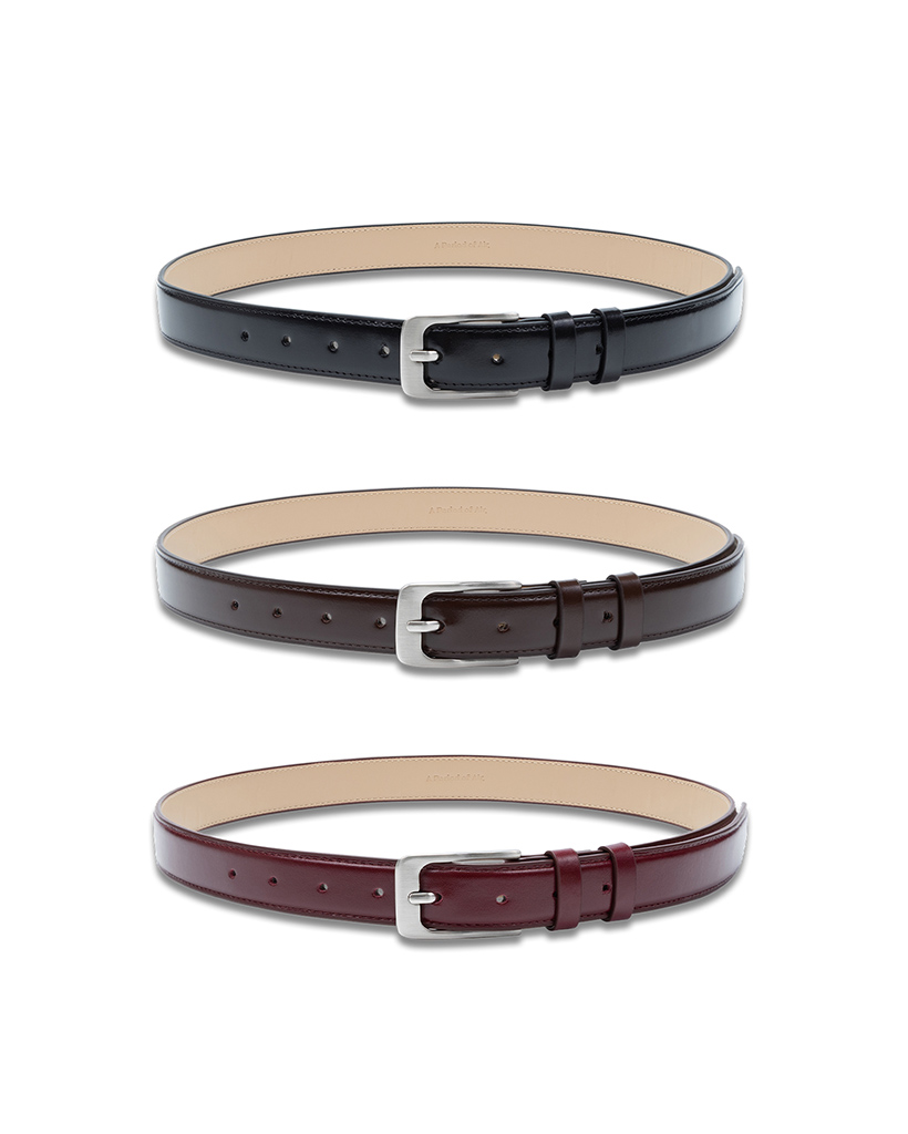 Frame Leather Belt_3color