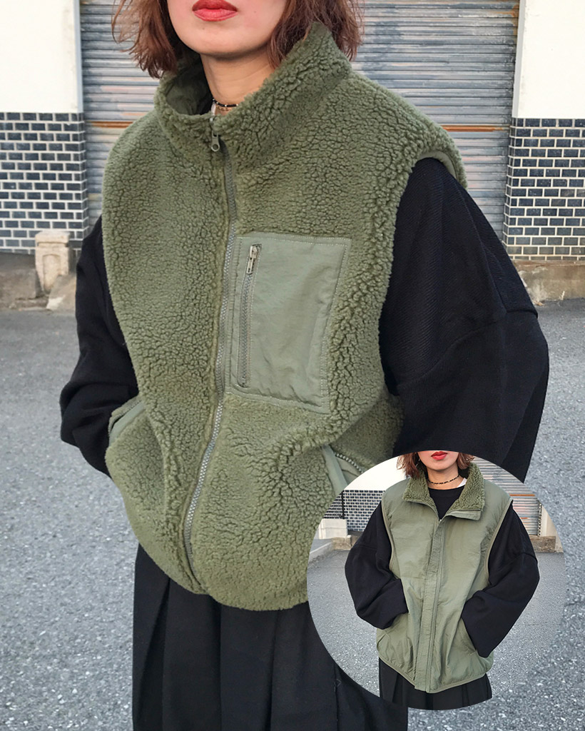 シェルパリバーシブルベスト