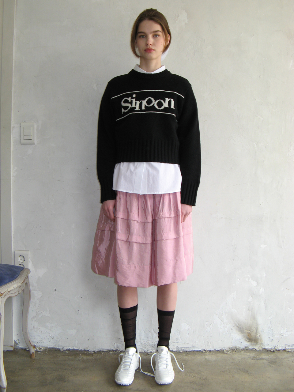 Sinoon Pullover Knit (Black) | ファッション通販サイト NUGU