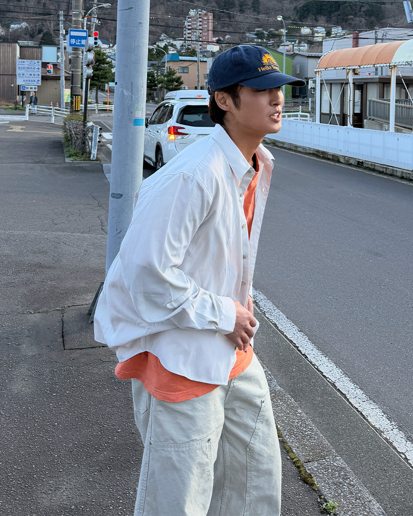 ベーシックオーバーサイズシャツ