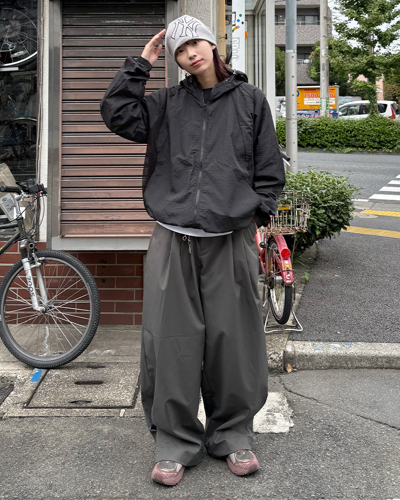 ユニセックス)タックワイドスラックス | ファッション通販サイト NUGU