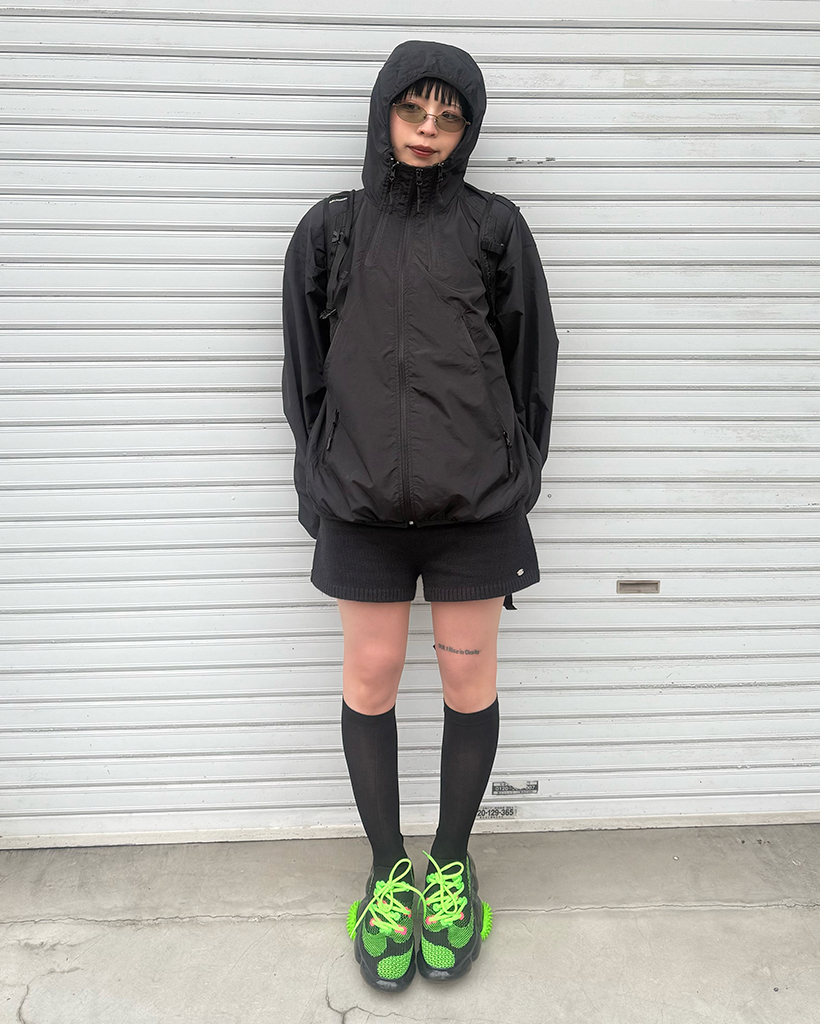 ニットショートパンツ