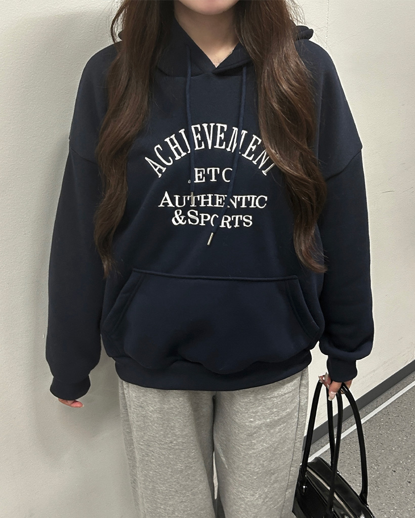 レタリングポイントパーカー