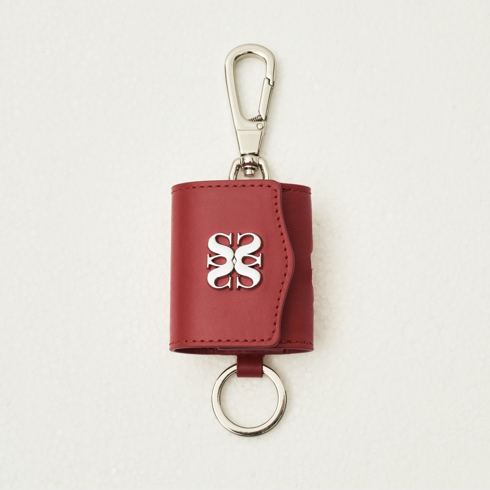 SATUR★韓国★Satur Keyring Leather Airpods case 4色 韓国SATUR セター】Satur Keyring Leather Airpods Case