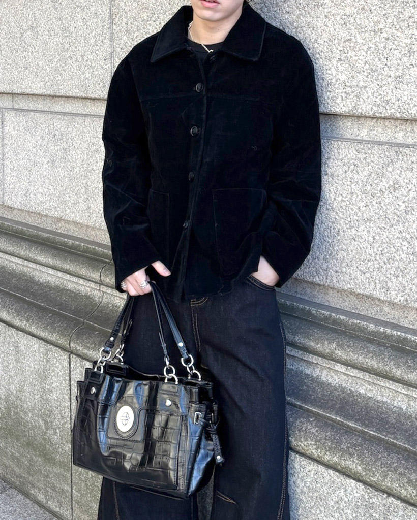 スエードトラッカージャケット