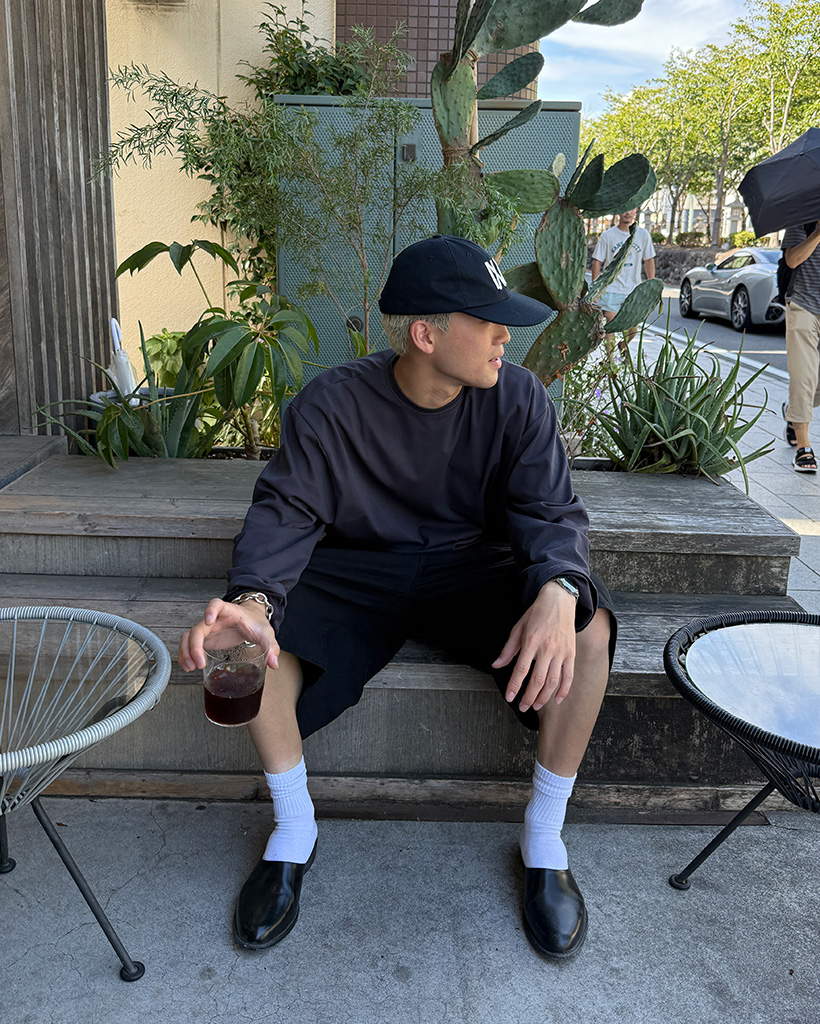 RIKKA ロングジョン、タッパー 2mm ブラック/ネイビー バックUネックロングスリーブカットソー | ファッション通販