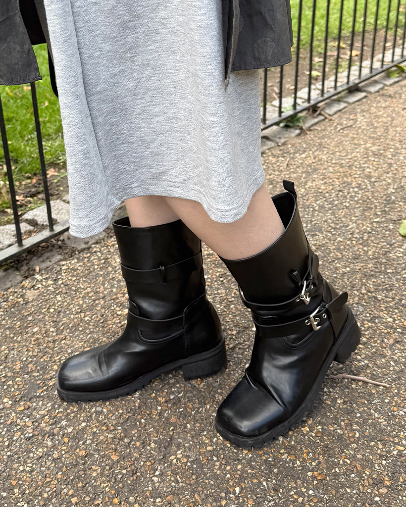 ツーバックルミドルブーツ | ファッション通販サイト NUGU