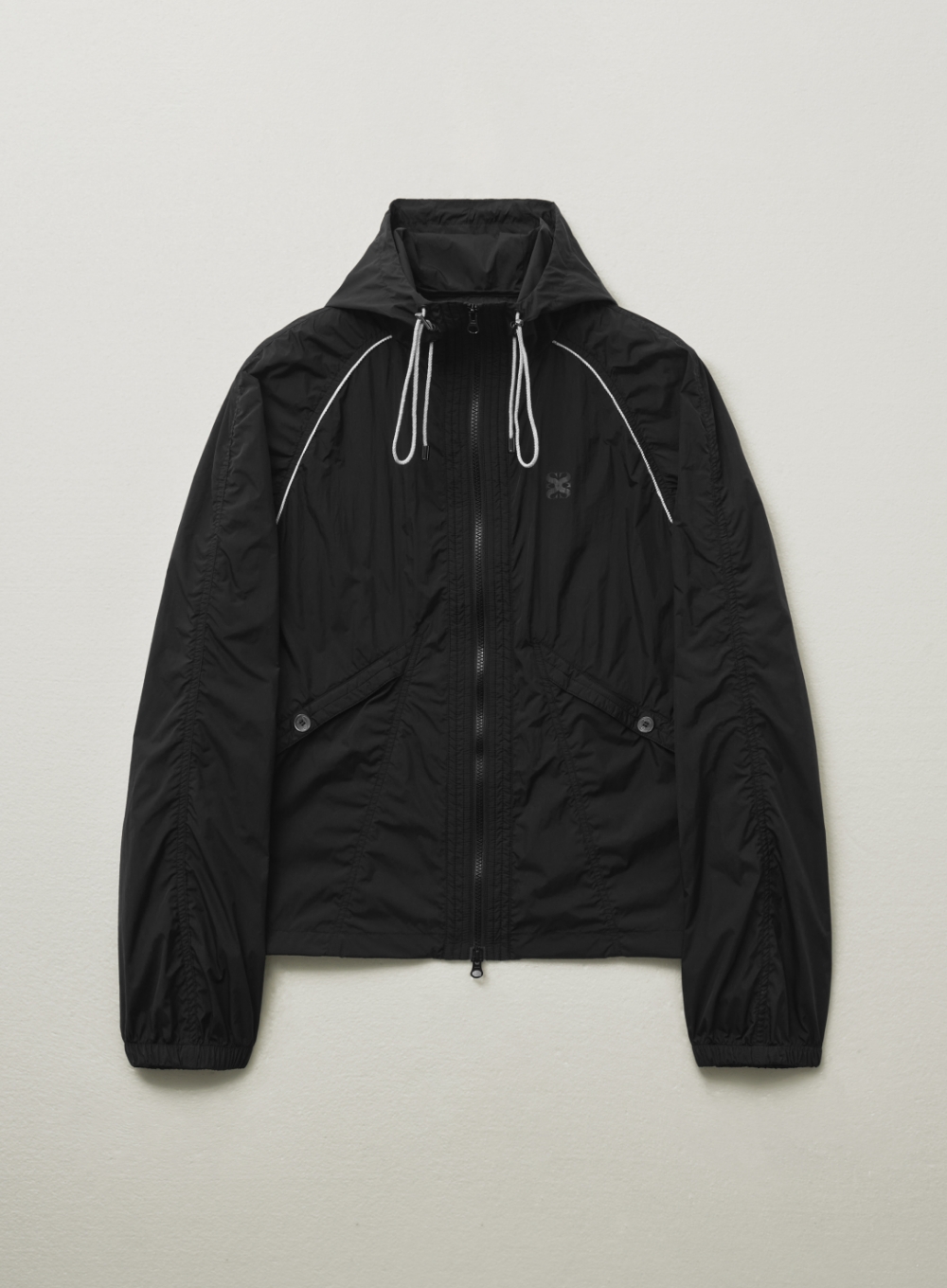 ★関税/送料込★Satur★Parasail Hood Zip-up Jacket MUSINSA | SATUR Parasail Hooded Zip-Up Jacket Black