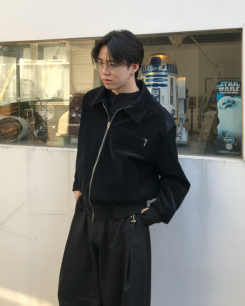 グロッシーレザージャケット