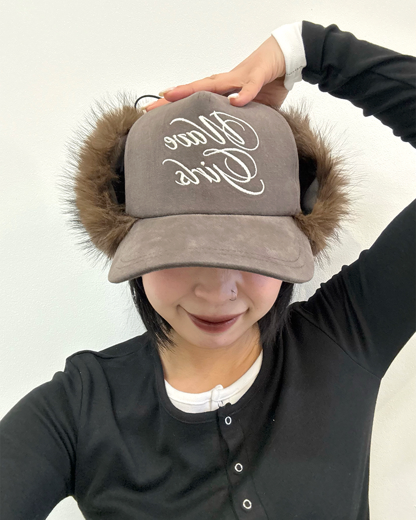 ウェーブレタリングフライトキャップ