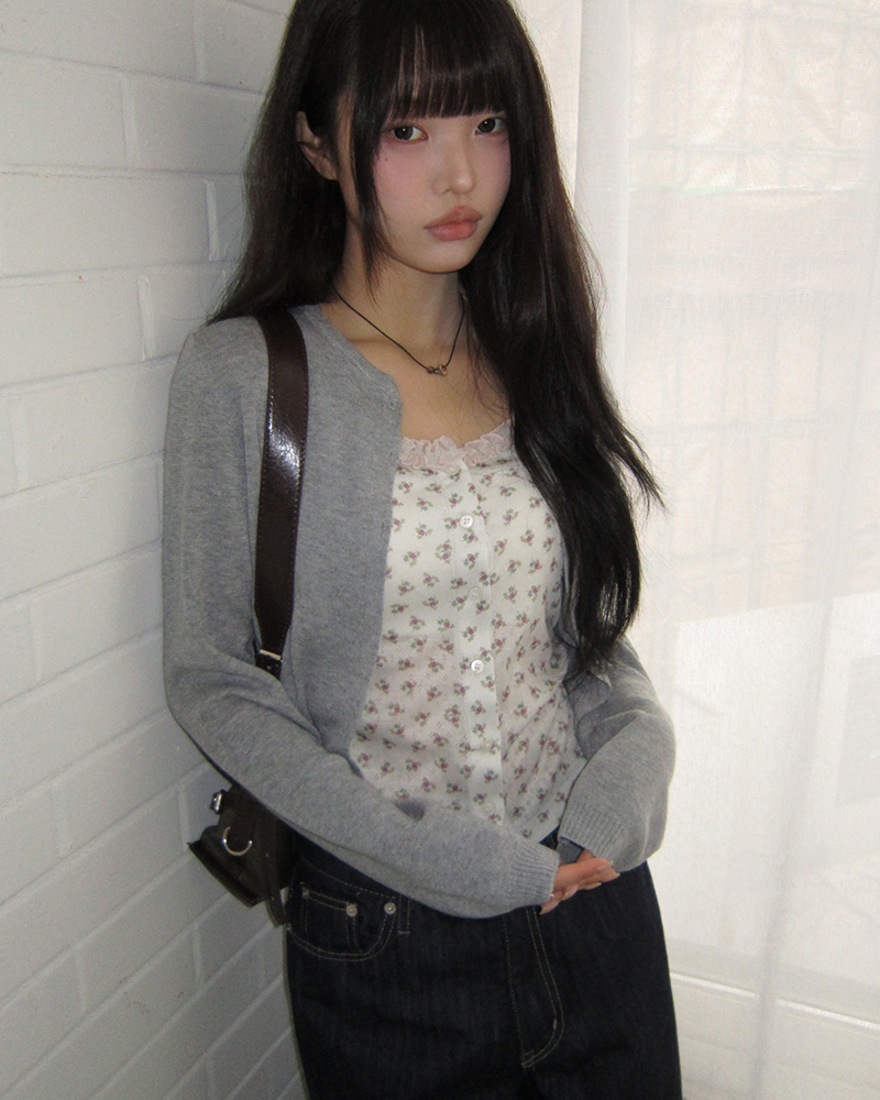 フラワーフリルキャミソール