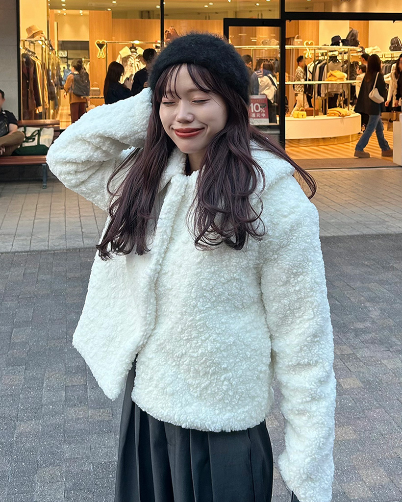 カラーボアジャケット | ファッション通販サイト NUGU