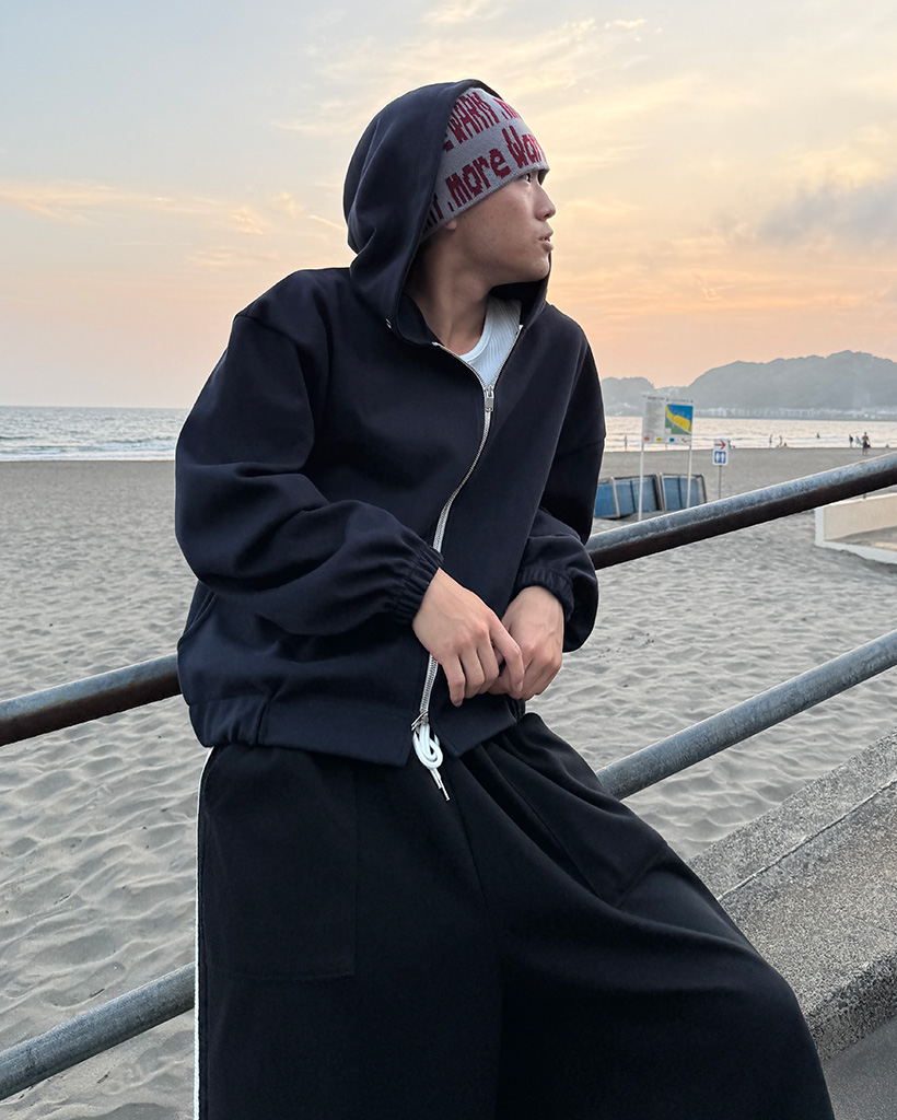 ショートスウェットジップパーカー | ファッション通販サイト NUGU