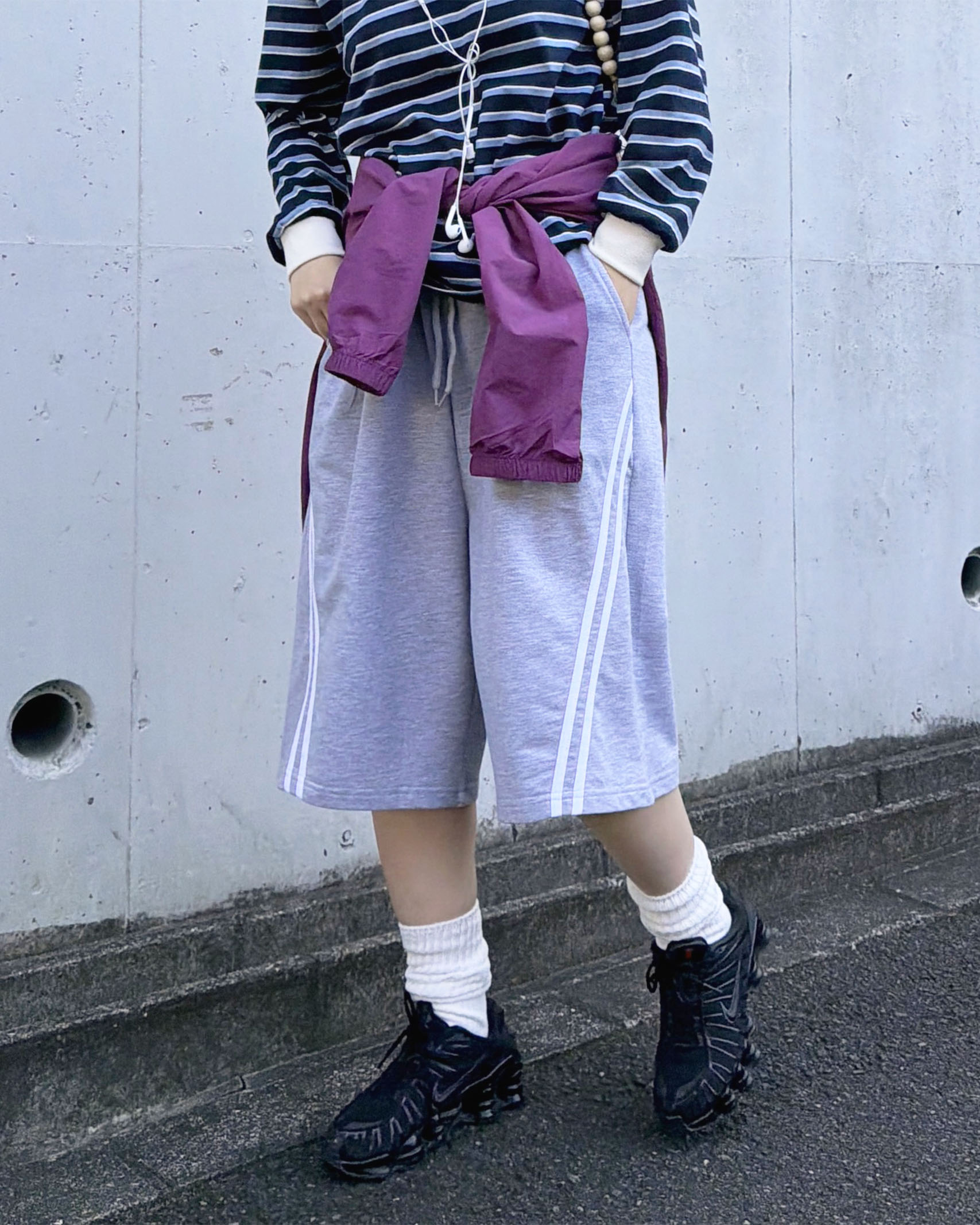 ダブルラインバミューダパンツ